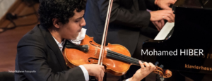 International soloist violonist, Mohamed Hiber