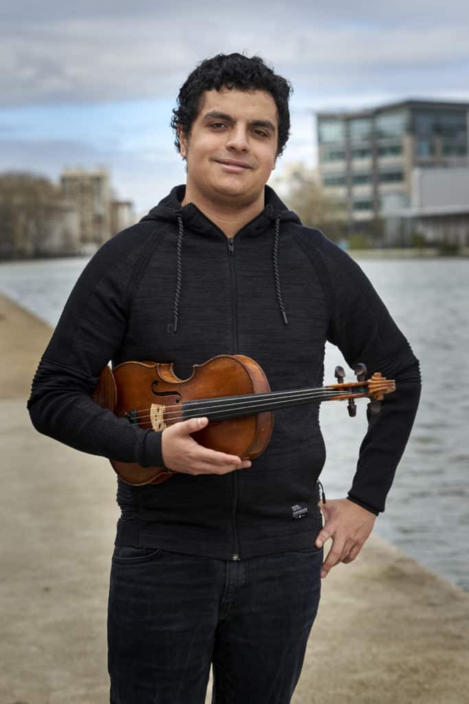 Mohamed Hiber, young talented international soloist violonist